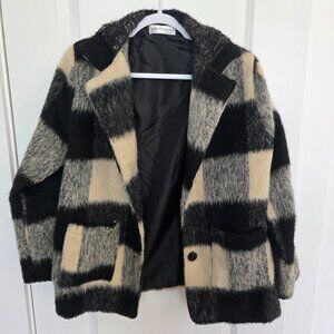 Little Mountain Vancouver Plaid Jacket (S) – Cozy, Button Front, Pockets